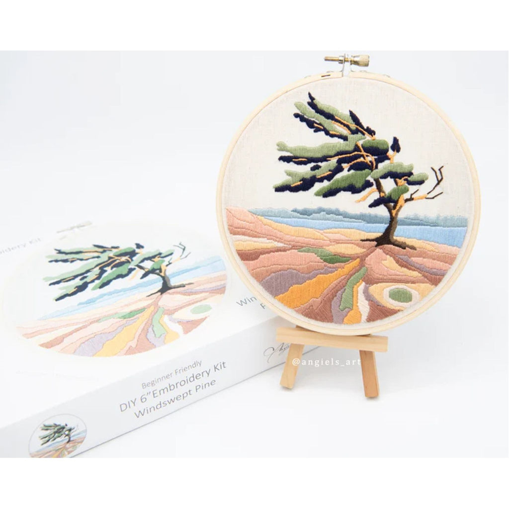 Windswept Pine DIY Embroidery Kit – Little Bow Fibre Company